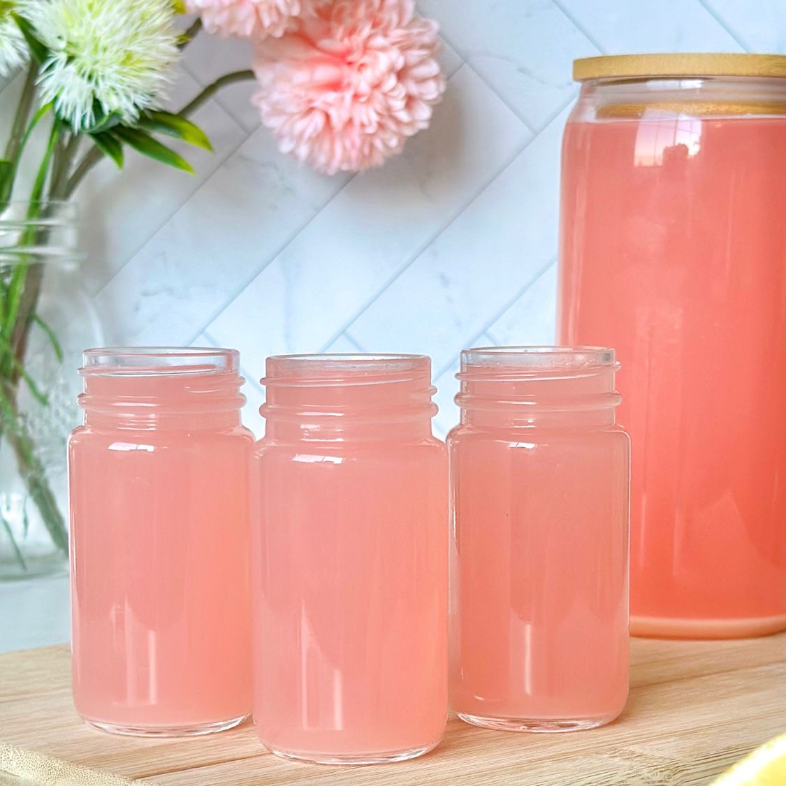 Pink Ginger Lemon Shots (4-Pack)
