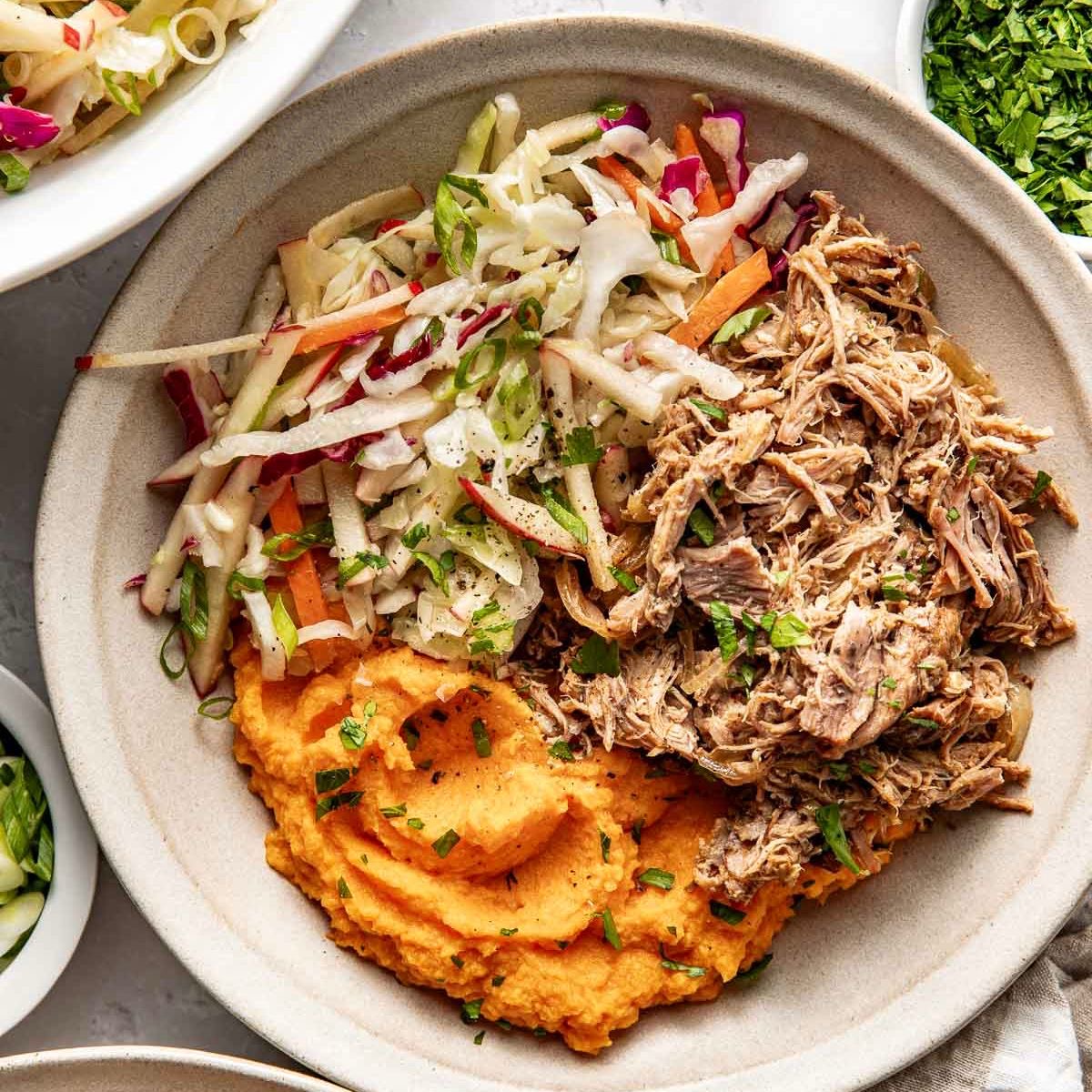 Apple Cider Pork Bowl