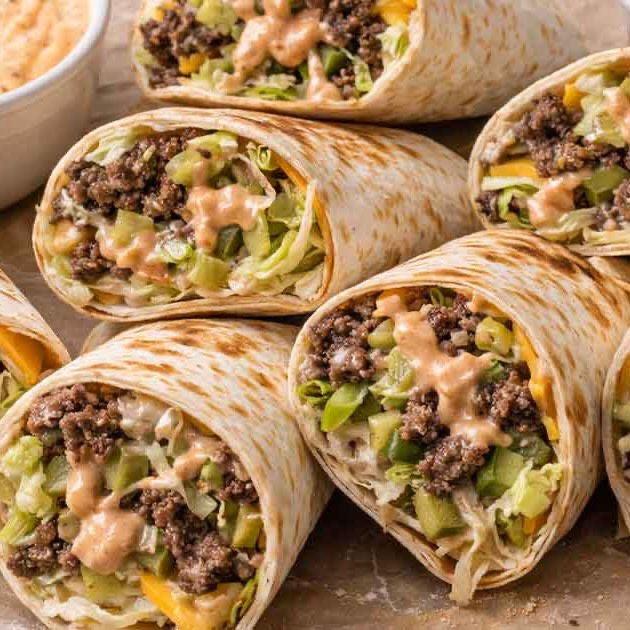 Big Mac Wrap with Special Sauce