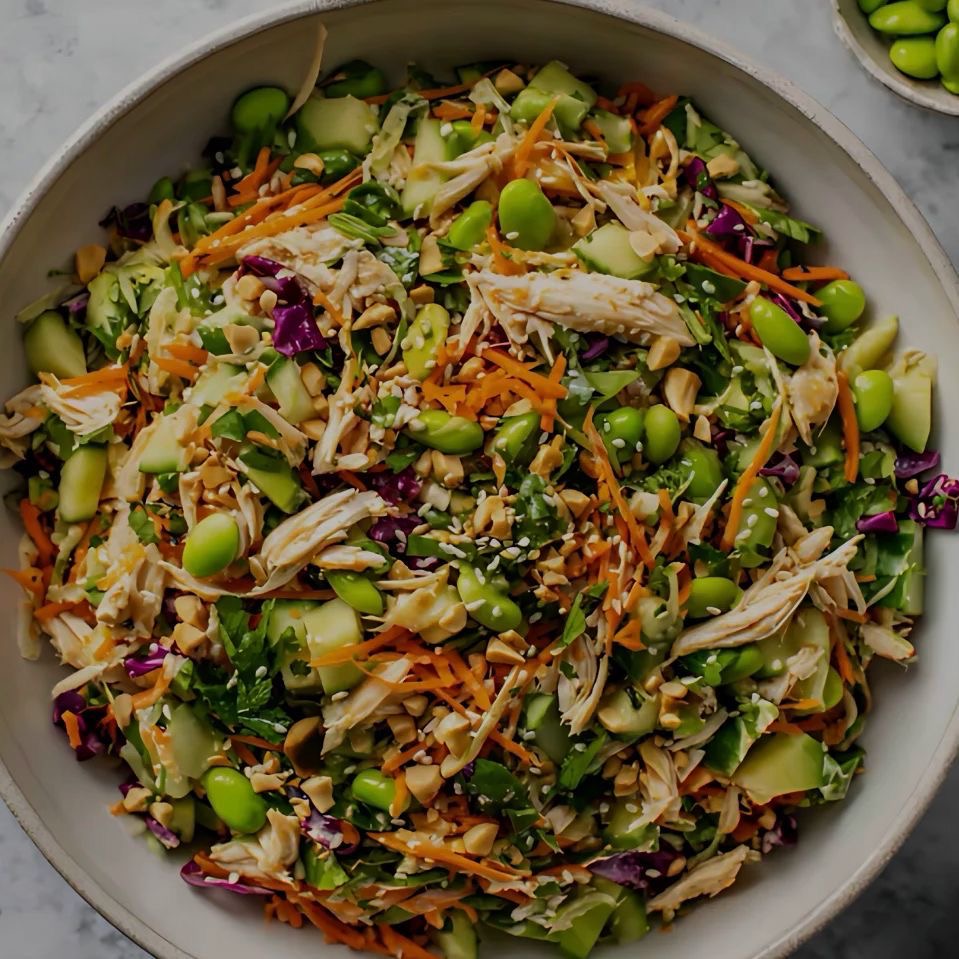 Asian Chicken Salad with Ginger Miso Dressing (Delivered: September 21)
