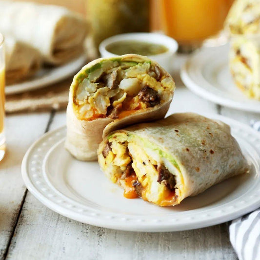 Steak & Avocado Burrito with Pico de Gallo