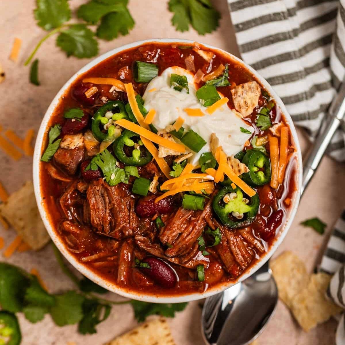 Shredded Beef Chili