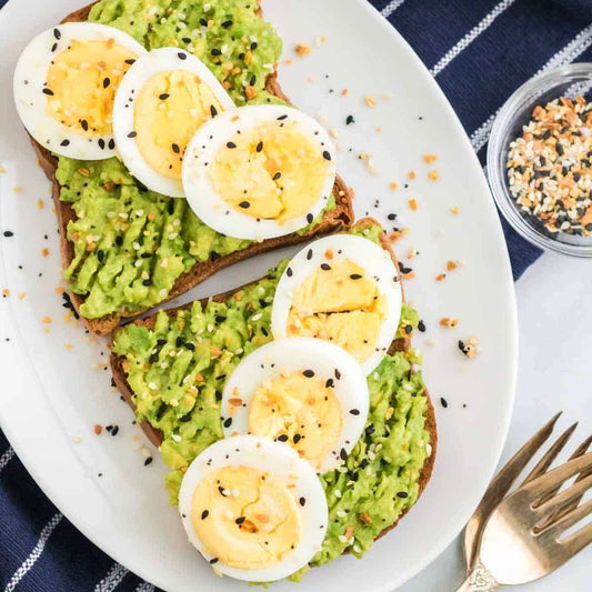Cottage Cheese Avocado Toast Plate | 5/17