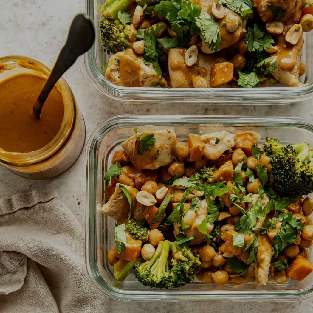 Thai Chicken Sweet Potato Peanut Bowl (Delivered: October 19)