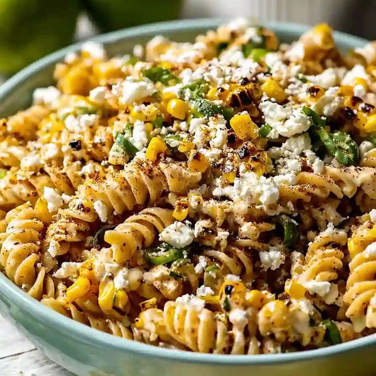Mexican Street Corn Pasta Salad (Vegan)