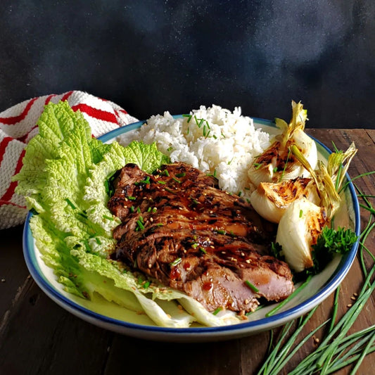 Korean BBQ Pork Tenderloin Plate | 5/17