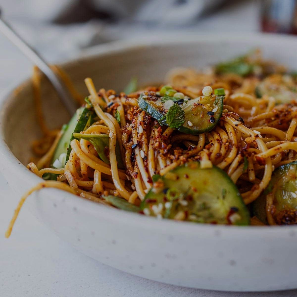 Spicy Cold Noodle Salad (Delivered: August 31)