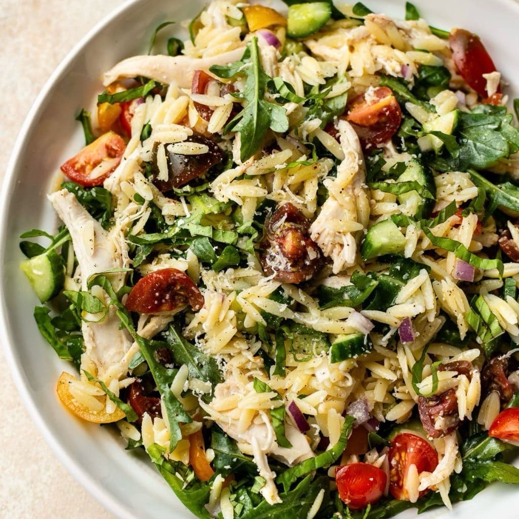Lemon Orzo Salad with Chicken (Delivered: August 28)