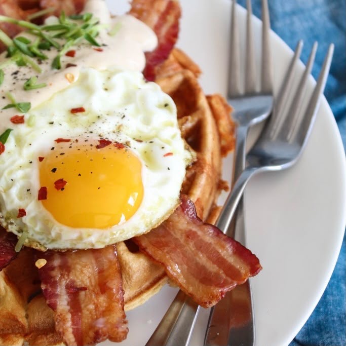 Savory Waffle Plate