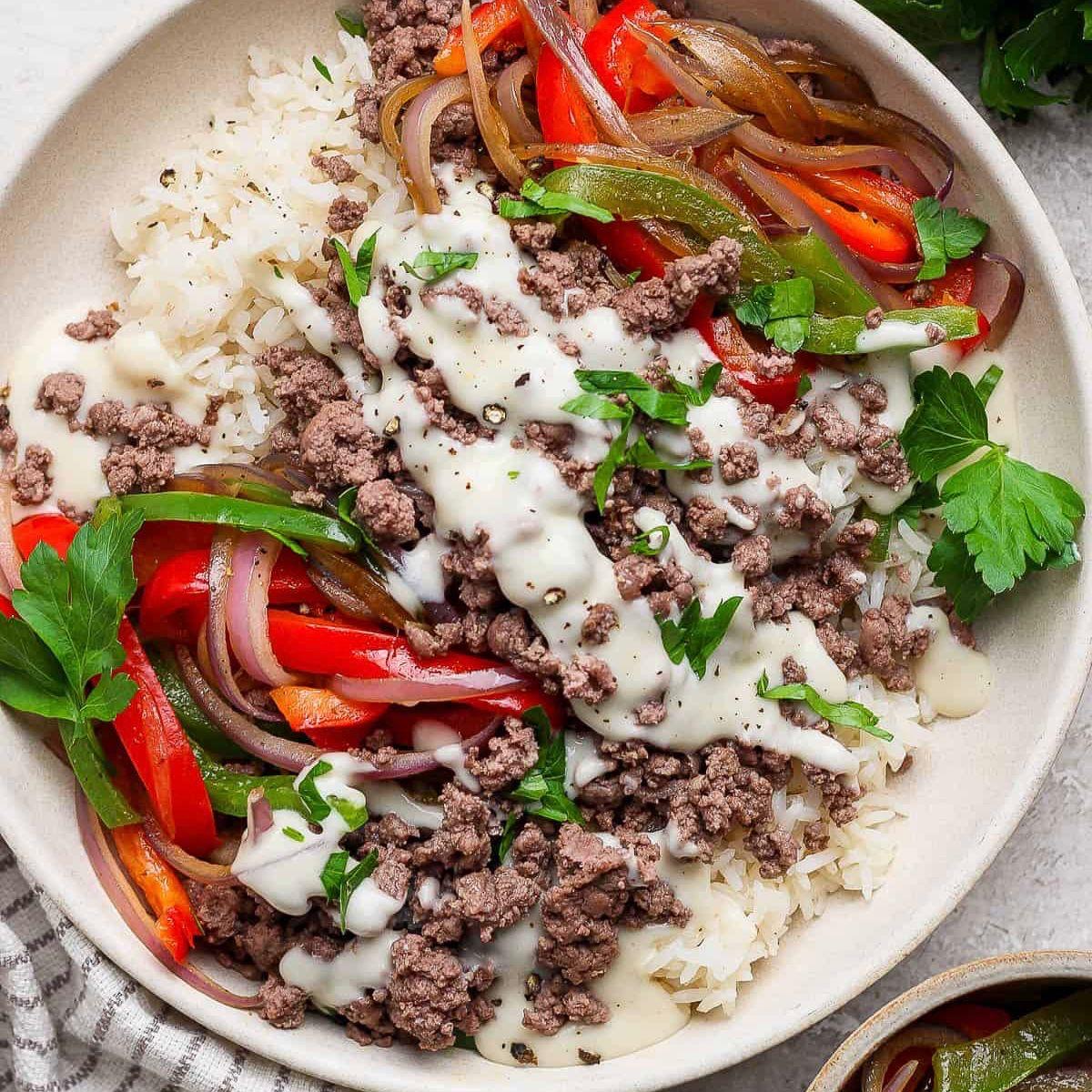 Philly Cheesesteak Bowl