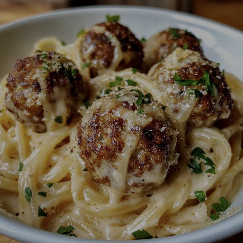 Garlic Butter Meatballs with Linguine and Roasted Vegetables (Delivered: September 7)