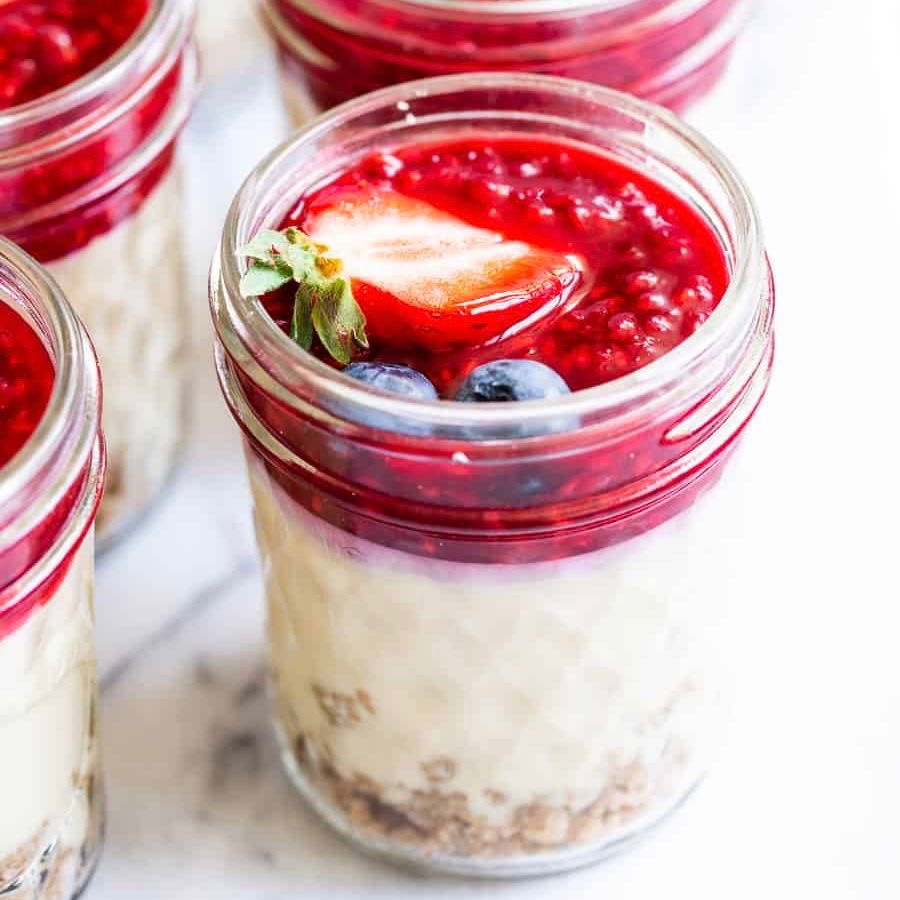 Strawberry Cheesecake Oats