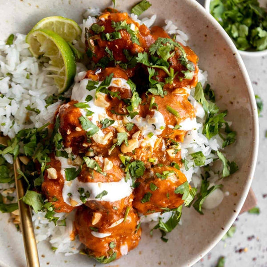 Thai Curry Chicken Meatballs