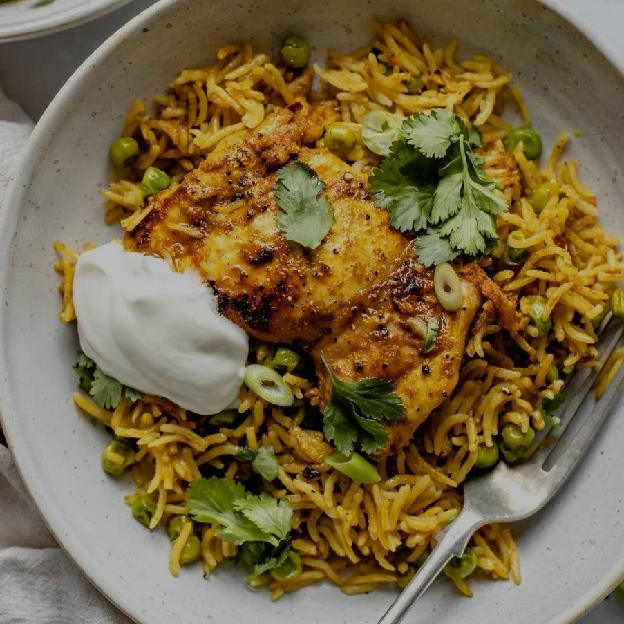 Tandoori Chicken with Spiced Coconut Rice (Delivered: September 11)