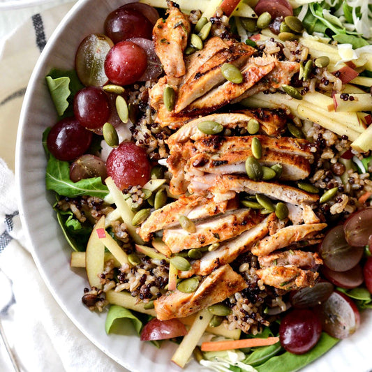 Ancient Grain Salad with Grilled Chicken