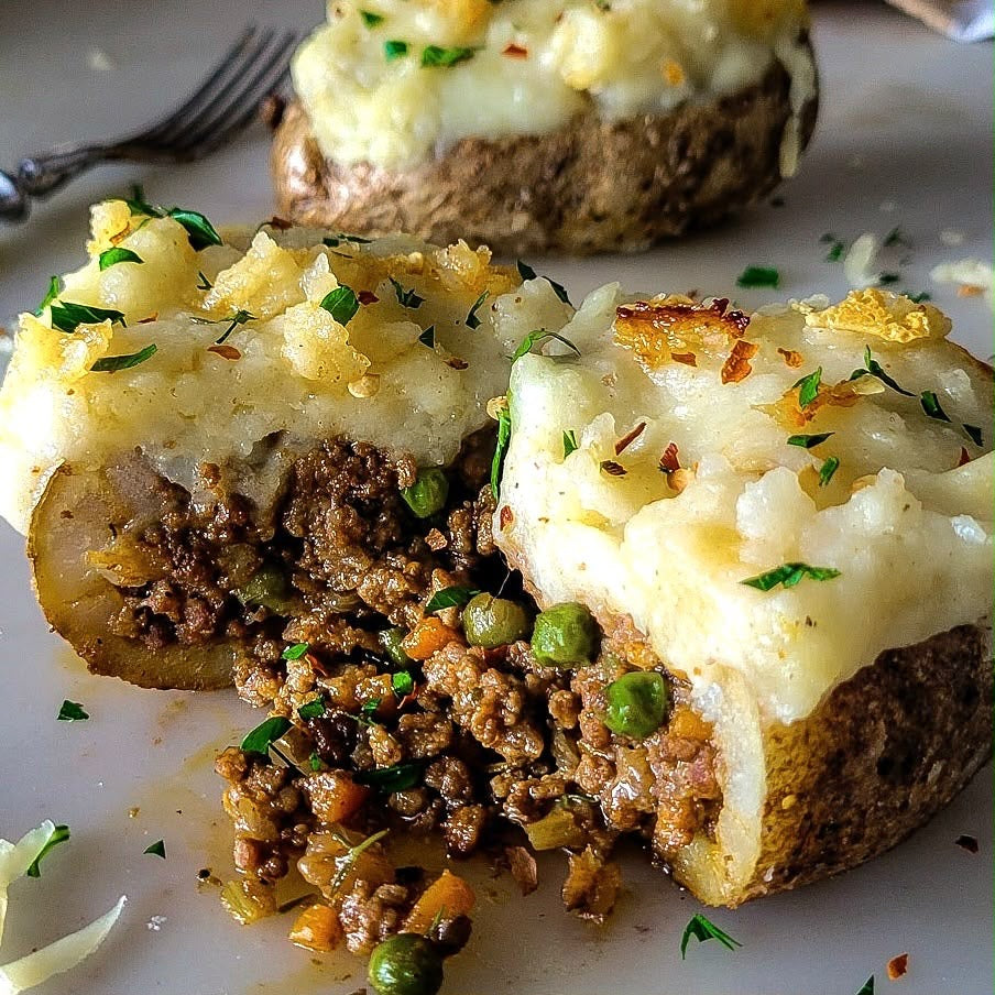 Shepherd’s Pie Baked Potatoes