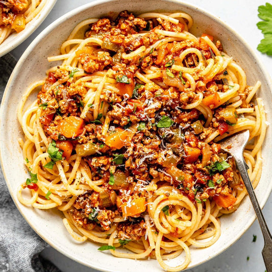 Turkey Bolognese with Pasta