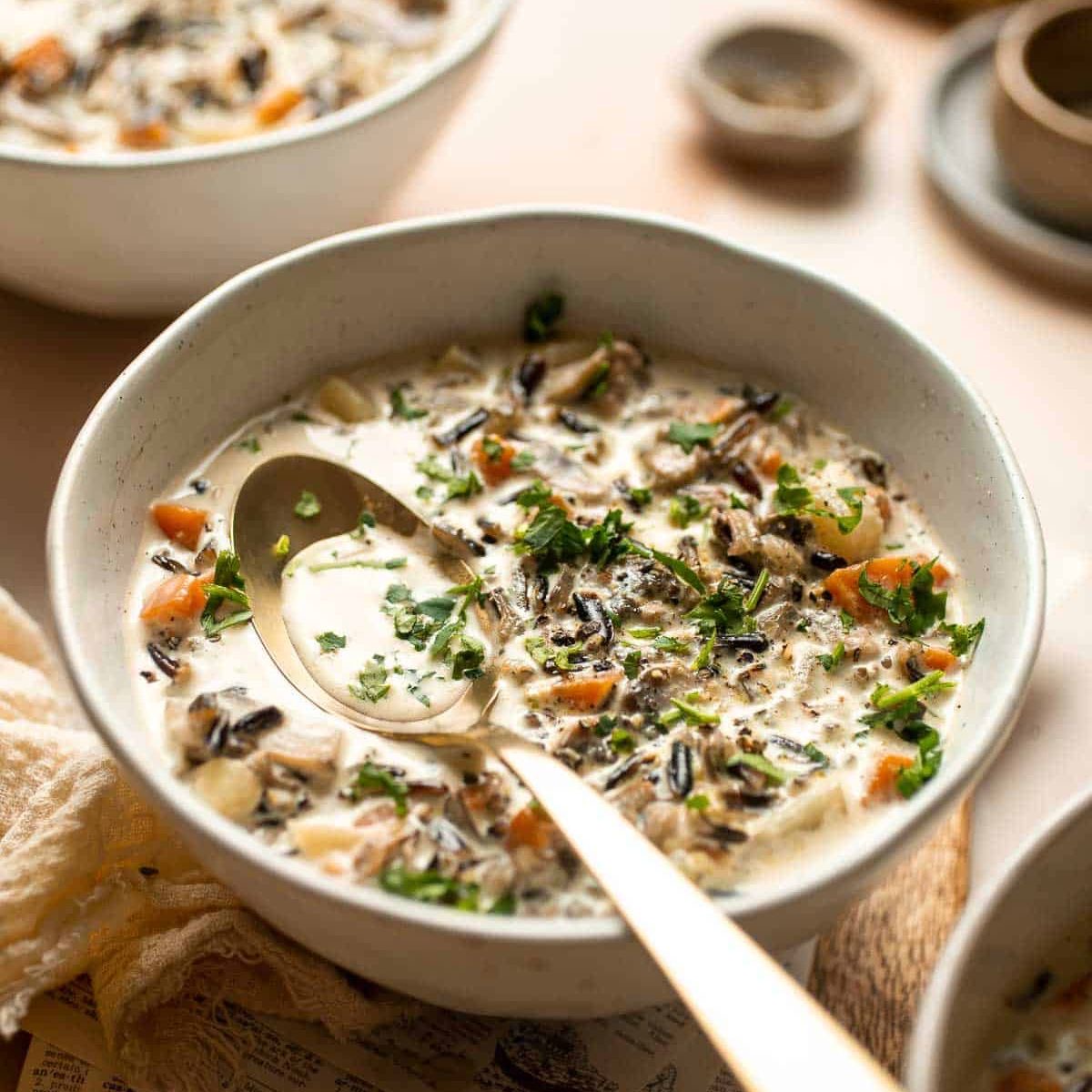 Creamy Wild Rice Turkey Soup (Delivered: December 7)