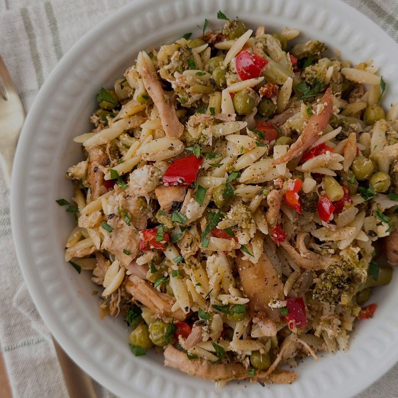 Chicken and Vegetables Orzo (Delivered: September 25)