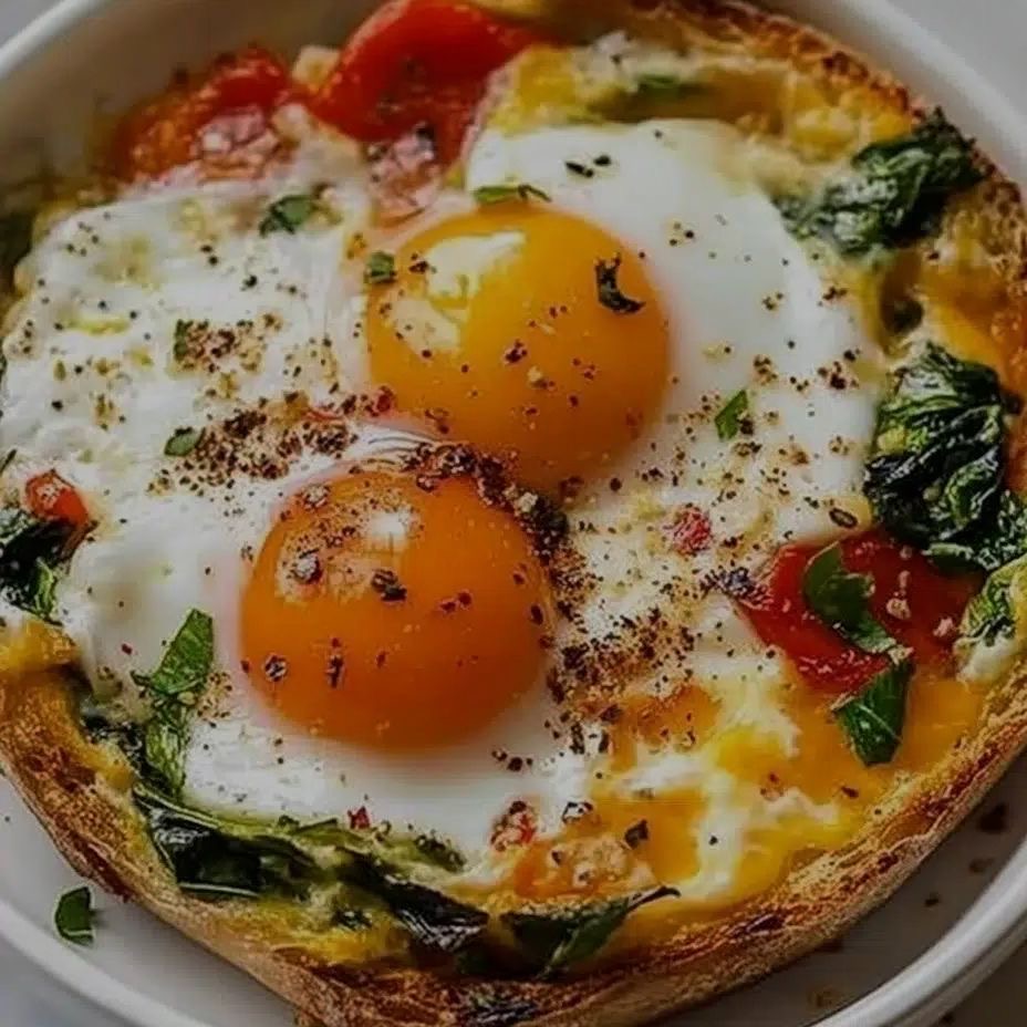 Baked Feta Eggs with English Muffins (Delivered: September 7)