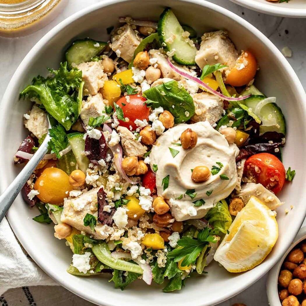 Mediterranean Chopped Chicken Salad