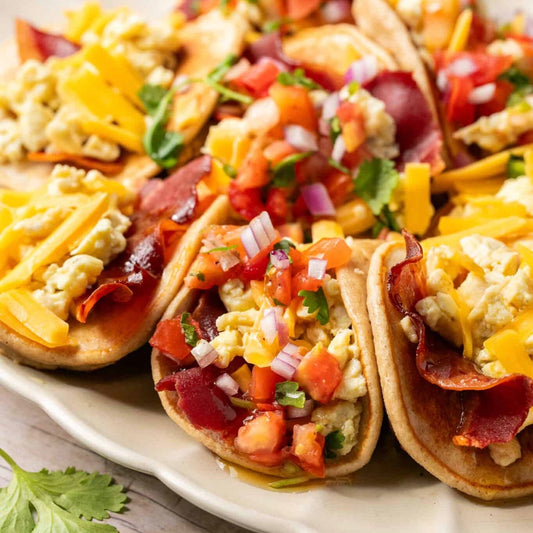 Egg Potato Bacon Tacos