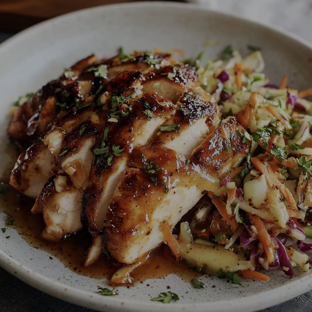 Apple Cider Chicken with Crisp Winter Slaw (Delivered: December 14)