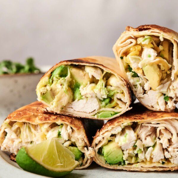 Spicy Chicken Avocado Grilled Wraps with Corn Chips (Delivered: December 21)