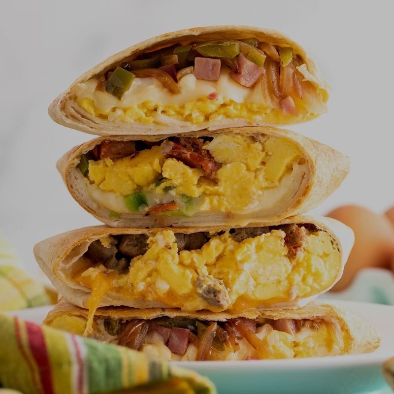 Breakfast Crunch Wrap with Salsa (Delivered: September 4)