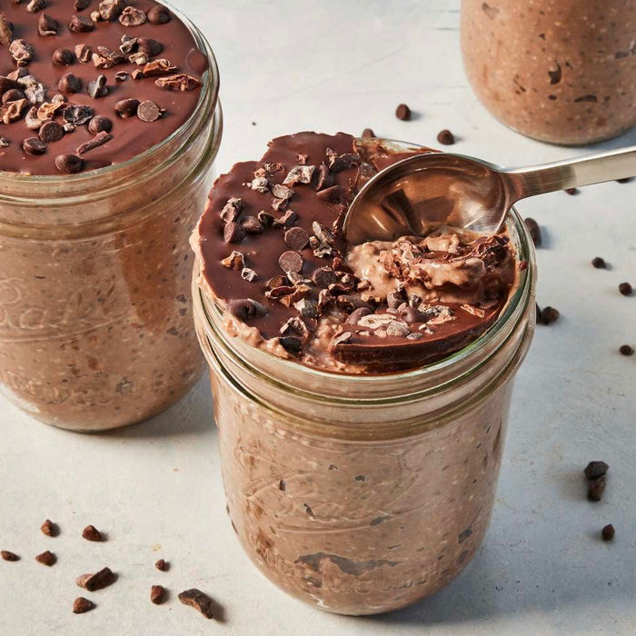 Breakfast - Brownie Batter Protein Overnight Oats (2/19)