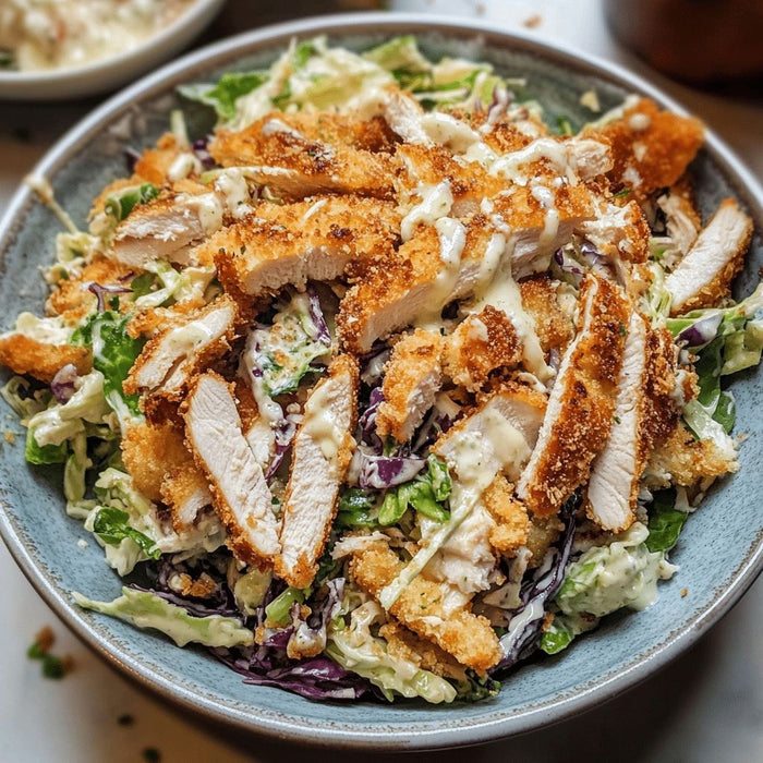 Lunch - Caesar Slaw with Crispy Chicken (2/12)
