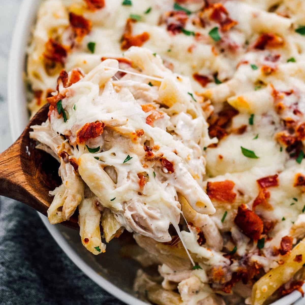 Chicken Bacon Ranch Pasta