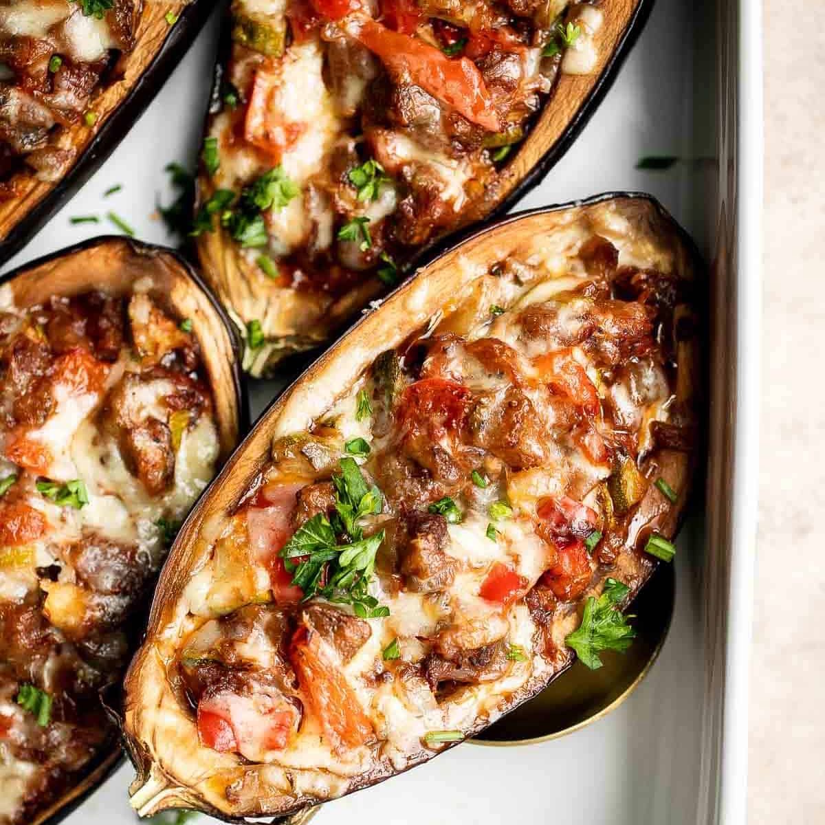 Stuffed Italian Eggplant