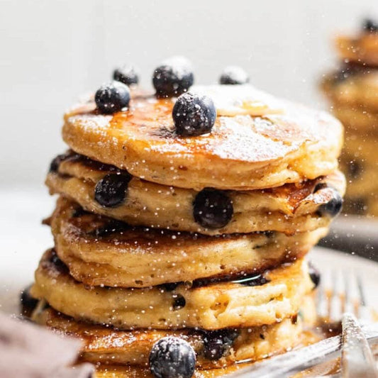 Blueberry Sour Cream Pancake Plate