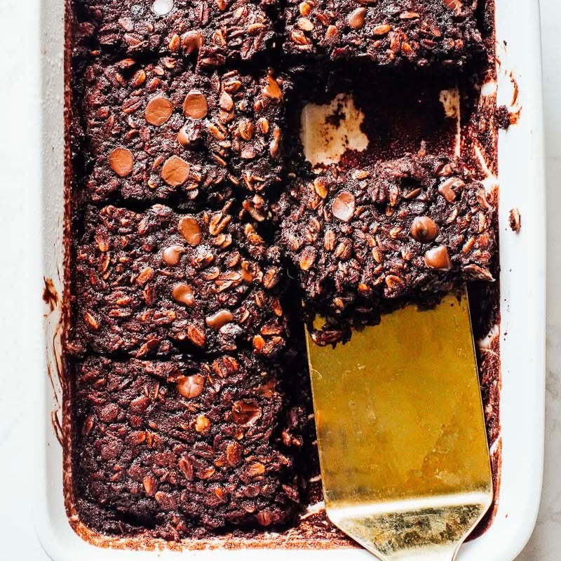 Brownie Chocolate Baked Oats