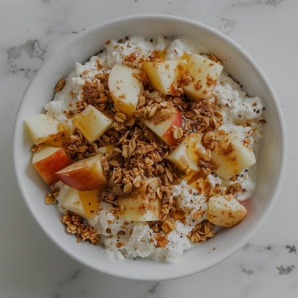 Cottage Cheese Apple Cinnamon Crunch Bowl (Delivered: August 28)