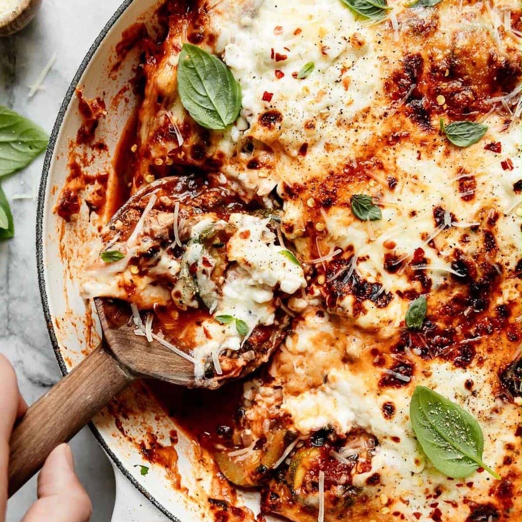 Zucchini Beef Lasagna