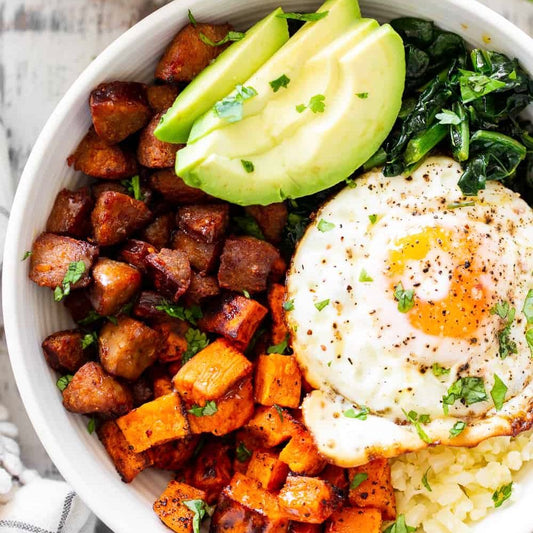 Chorizo & Sweet Potato Bowl | 4/23