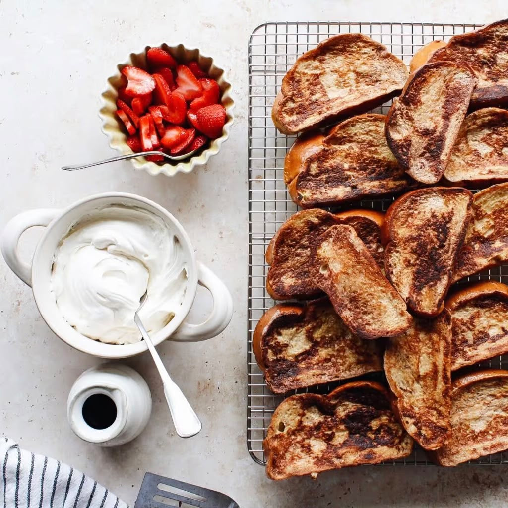 Mascarpone French Toast Plate