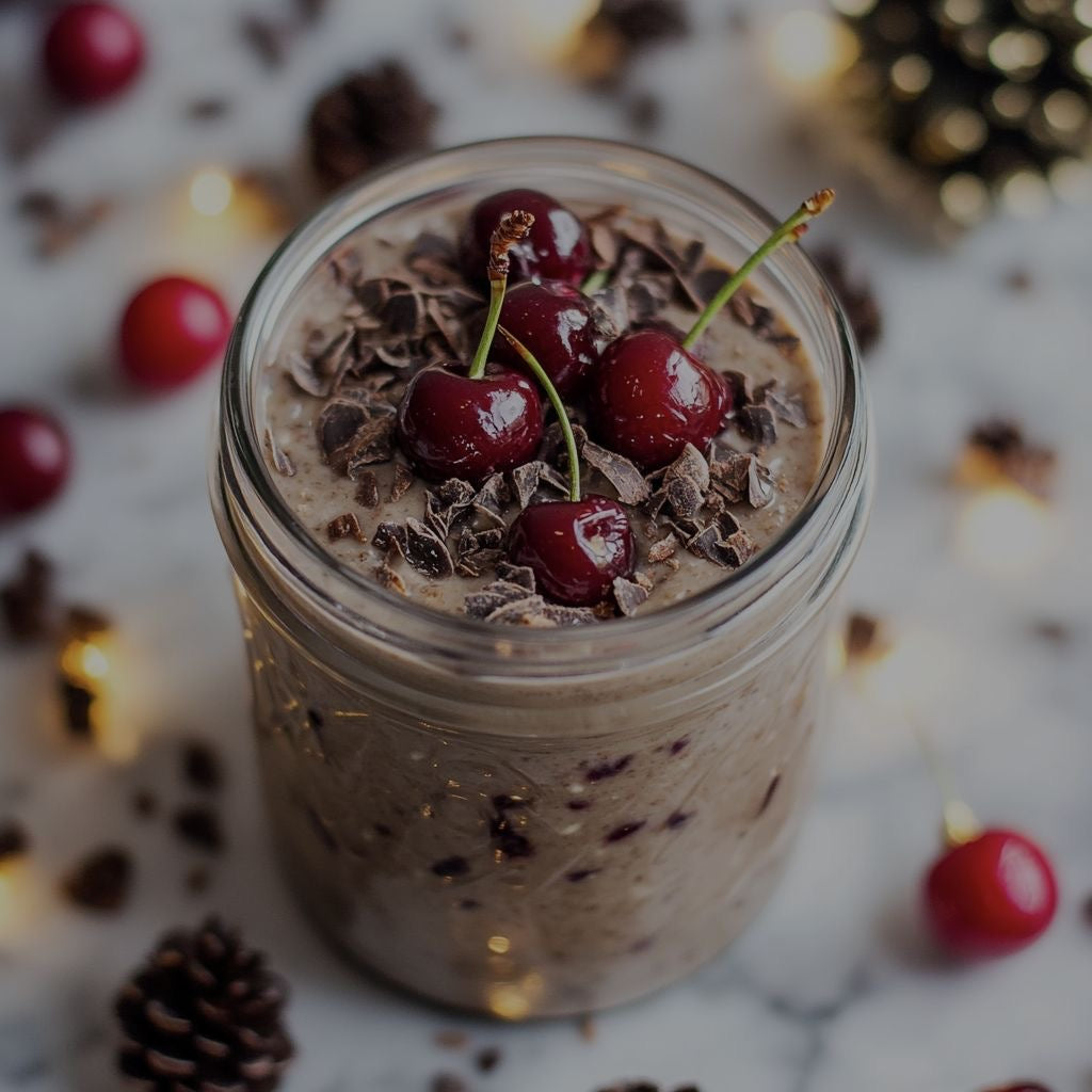 Cherry Chocolate Overnight Oats (Delivered: December 21)