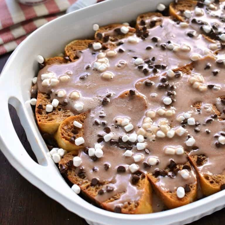 Hot Chocolate Baked French Toast and Maple Turkey Sausage(Delivered: December 14)