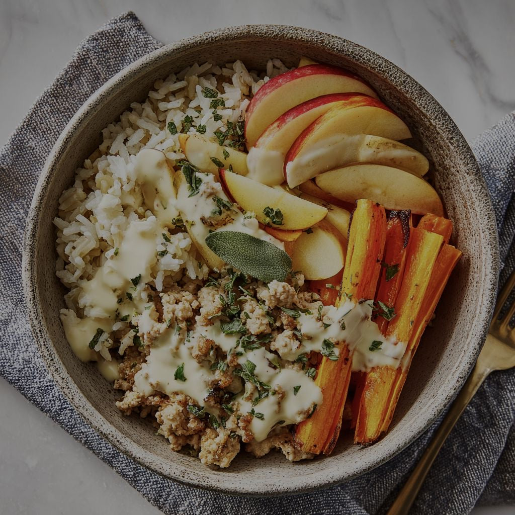 Creamy Apple Sage Turkey Bowl (Delivered: October 16)
