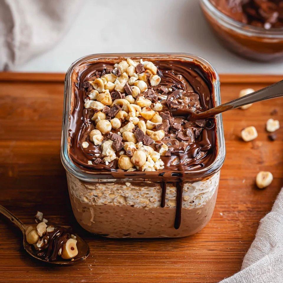 Ferrero Rocher Protein Overnight Oats
