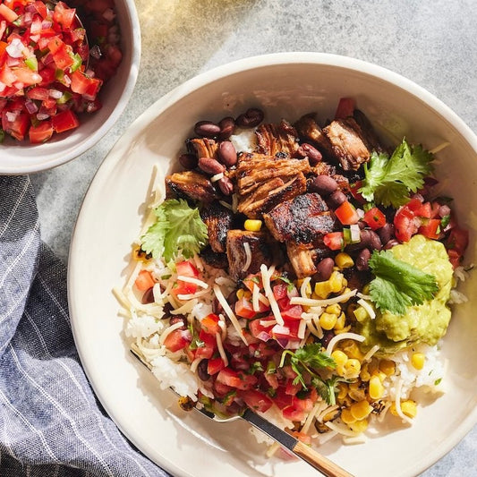 Carnitas Veggie Bowl