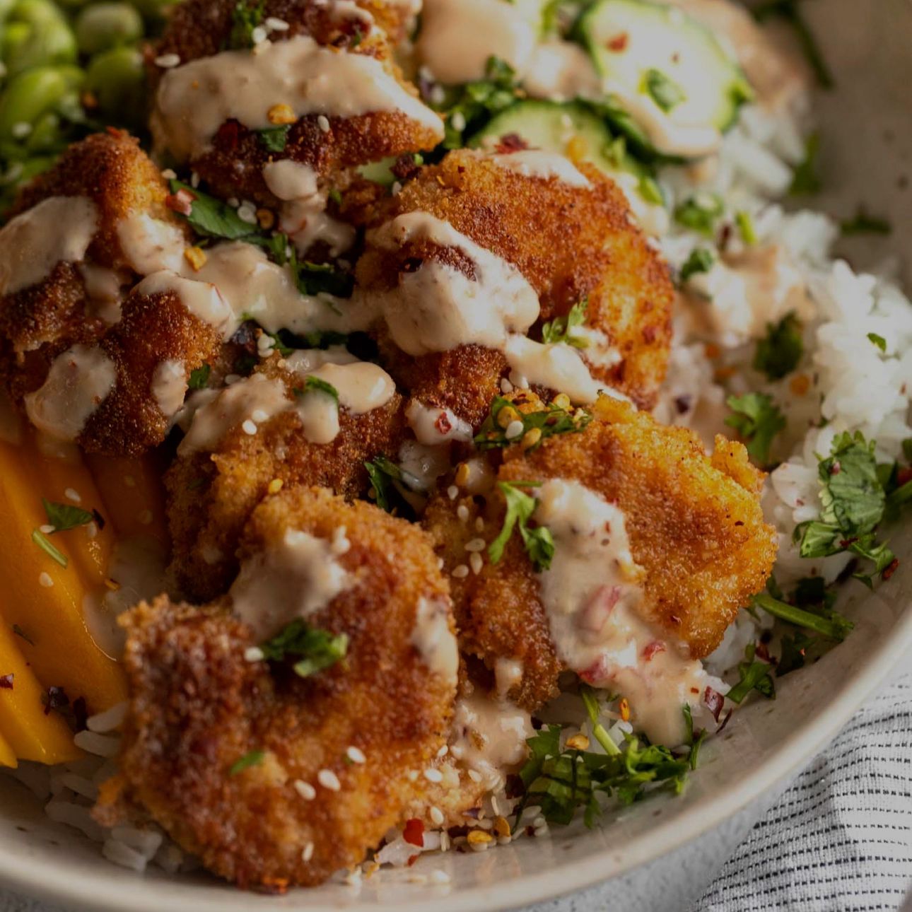 Fried Shrimp Bowl (Delivered: December 4)