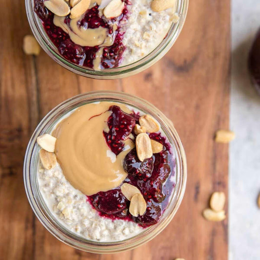 Peanut Butter and Jam Overnight Oats 3pk