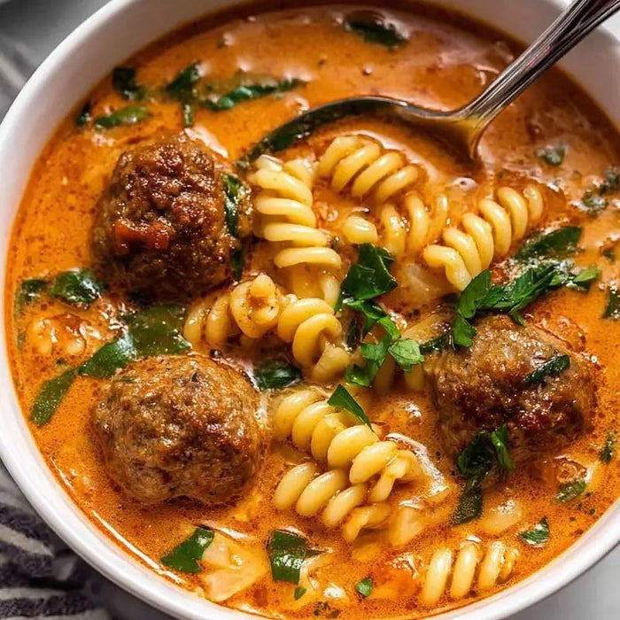 Dinner - Creamy Italian Meatball Soup (2/12)