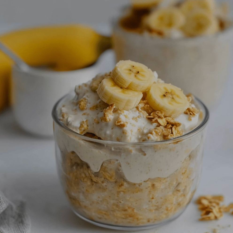 Banana Cream Pie Overnight Oats (Delivered: July 3)
