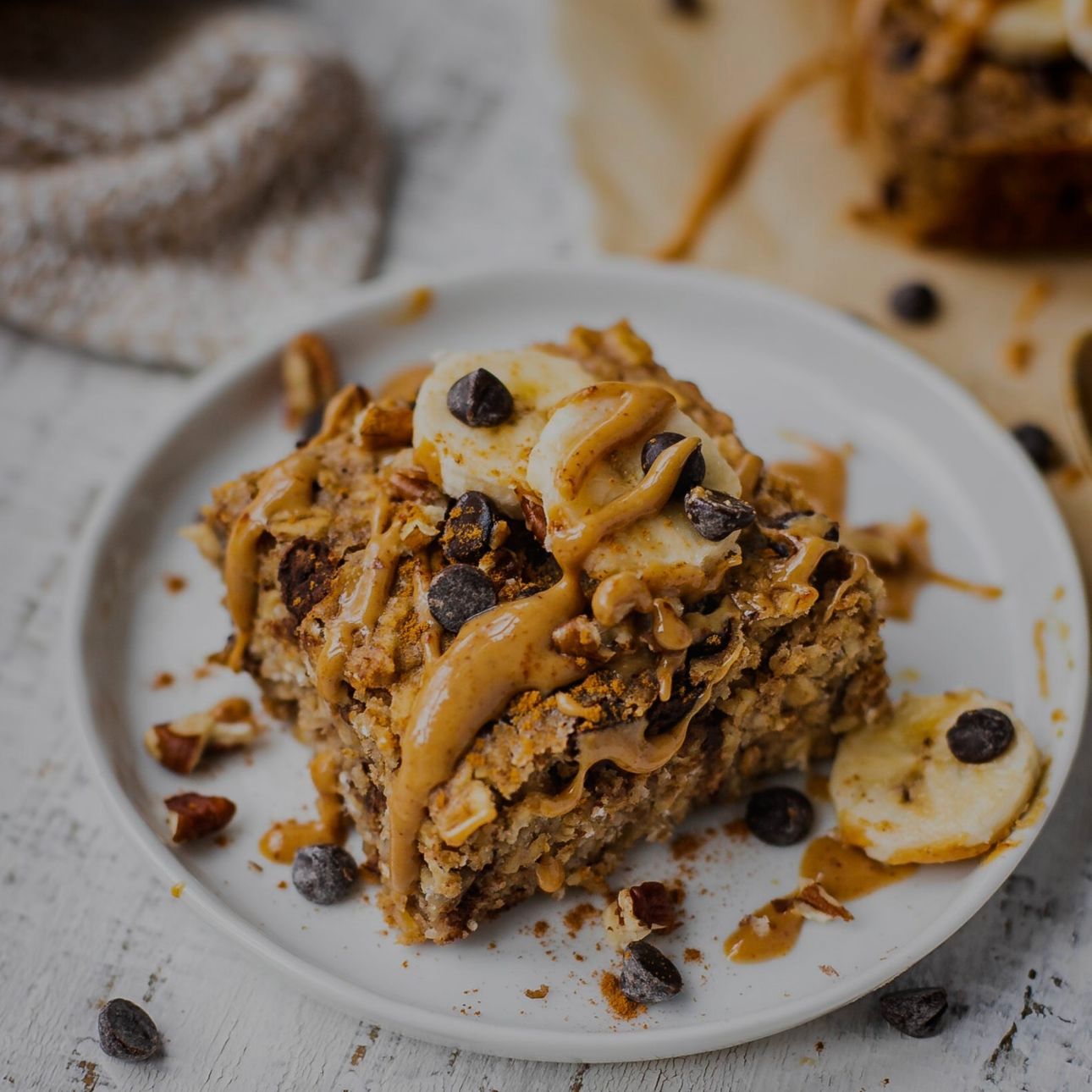 Peanut Butter Chocolate Chip Baked Oatmeal (Delivered: July 3)