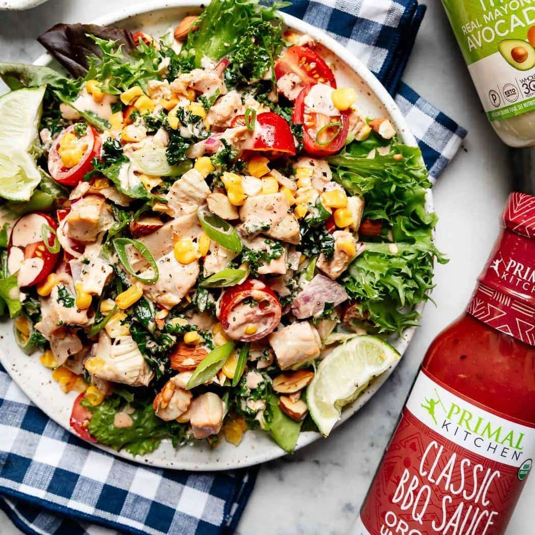 Creamy BBQ Chicken Salad
